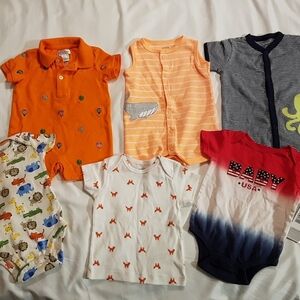 Bundle of baby boy 3 months summer clothing bundle Lot 214